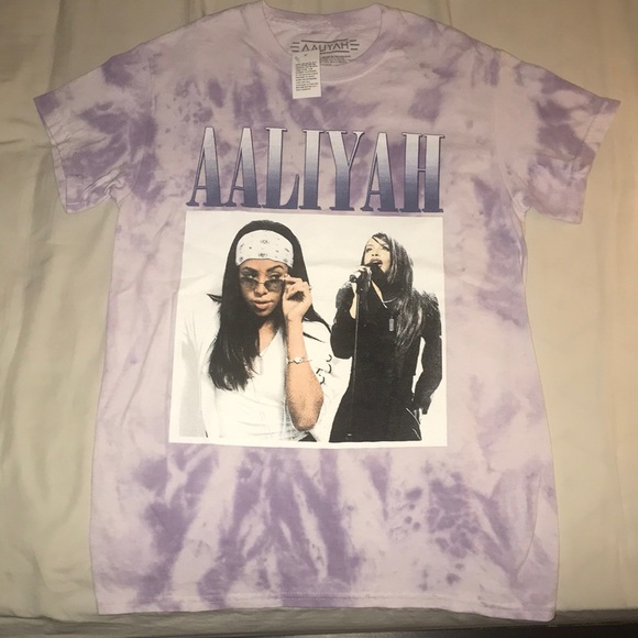 purple aaliyah shirt